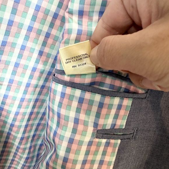 Southern Pines XL Blue Sport Coat Two Button Jacket 100% Cotton Easter Men’s - Picture 12 of 16